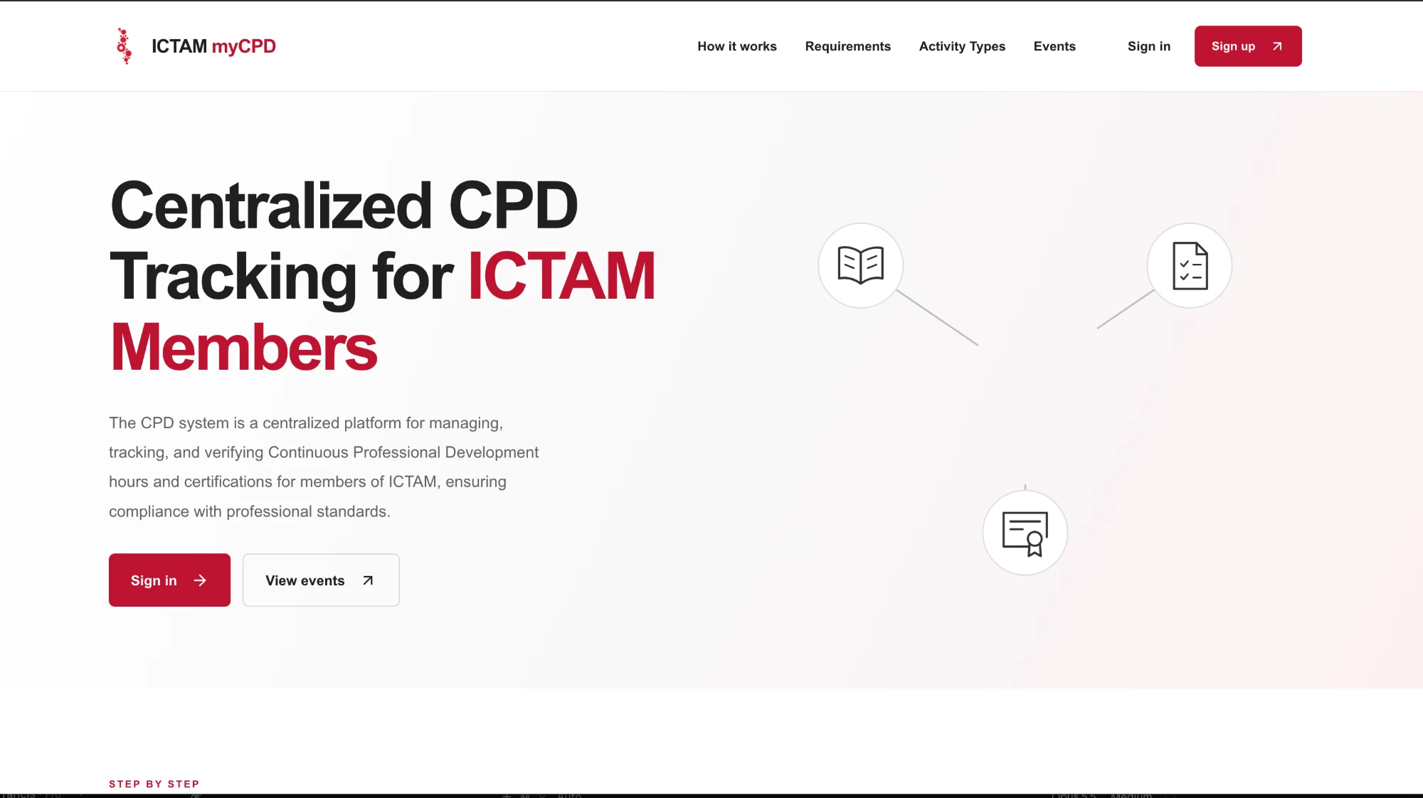 ICTAM CPD Portal